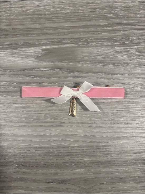 Melanie Martinez Jewelry - Melanie Martinez Crybaby Pink Velvet choker necklace